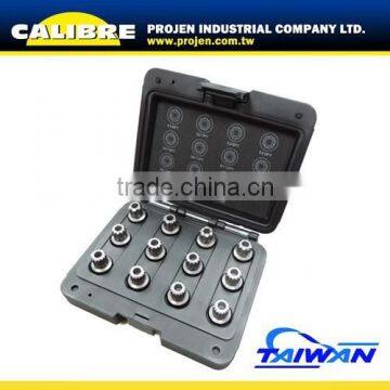 CALIBRE 6-17 Point wheel lock key set locking wheel nut key set wheel Locking Lug Nuts set