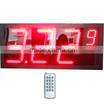 LED petrol price sign gas price sign oil price red color 12inch