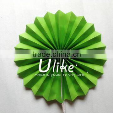 New Design Polka Dot Paper Pinwheel Decorations Fan Favor