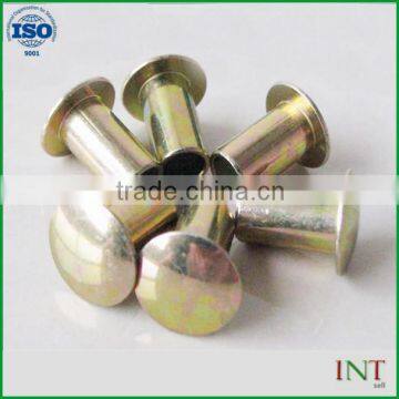 high quality fastener rivet large quantity supply brass semi-hollow rivets