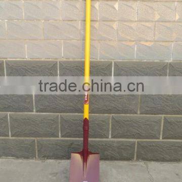 Fiberglass handle shovel