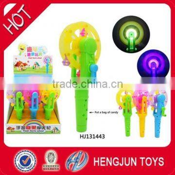 2015 hot China plastic candy toys small flash ferris wheel direct factory