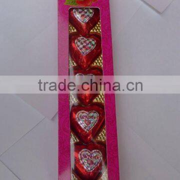 V-006 5PCS Heart Chocolate 60g