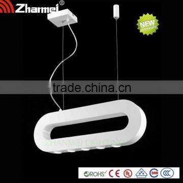 Modern Crystal white ring shaped LED Pendant Lamp