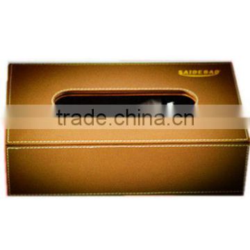 2014Leather restaurant napkin holder/Tissue case(SDB-10060)