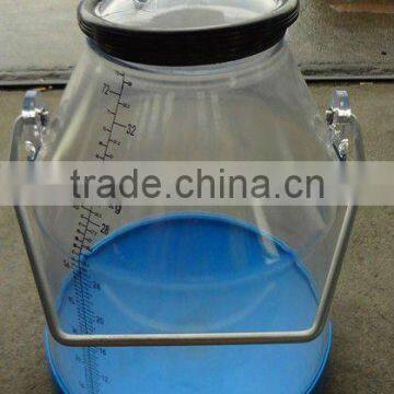 Plastic Transparent Milk Can for Sale