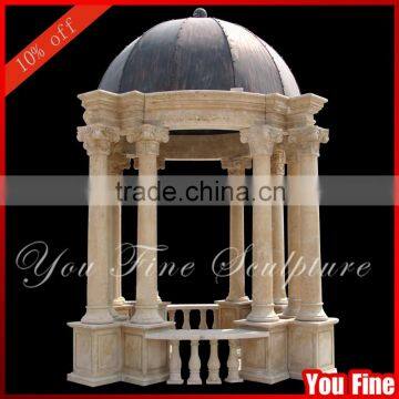 Hand Carved Outdoor Garden Marble Decorative Modern Gazebo