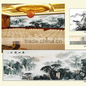 Digital printing oriental wallpaper