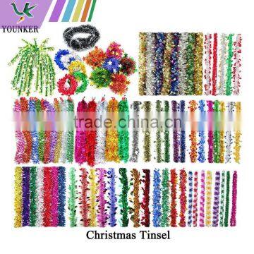 Wholesale PVC and PET Christmas Tinsel