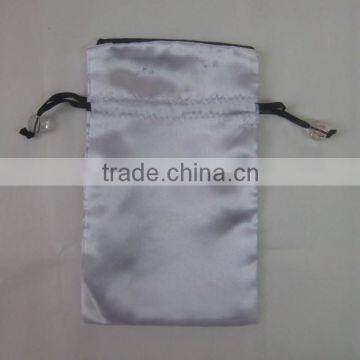 Hot Sale High Quality White Satin Pouch