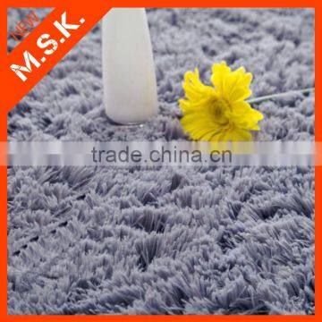 Gray Home Textile Carpet and Blanket Material Plush Fur Fabric
