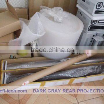 good price of Dark gray Rear Projection film of 12 square meters (1.524m *8m) and one free A4 size sample