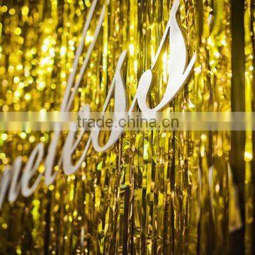 Metallic Foil Fringe Door Curtain,Tinsel Curtain,Photo Backdrop Curtain