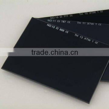 Welding black glass