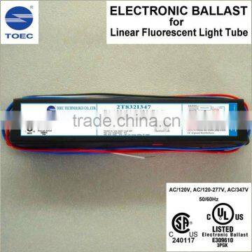 T8 2X32W Fluorescent Lamp Electronic Ballast(cULus and CSA Certificate)