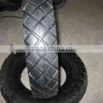 Turkey wheelbarrow tyre 3.50-6 with high rubber contain