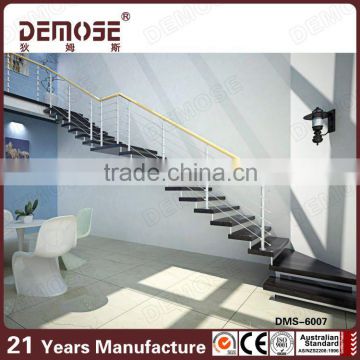 indoor stainless steel wood floating staircase                        
                                                                                Supplier's Choice