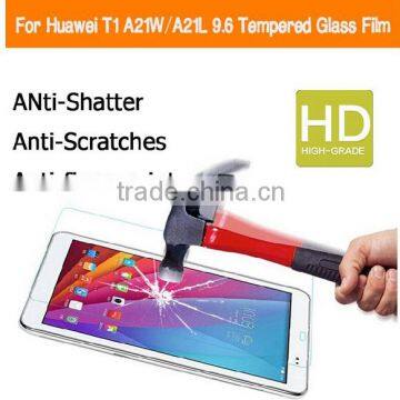 Tempered Glass Film Screen Protector for Huawei T1-A21w/A21L 9.6/T1-821W/823L 8.0