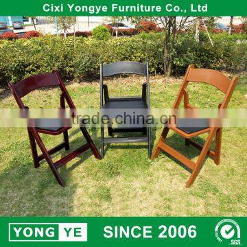 Commercial furniture resin folding chairs for event decoration