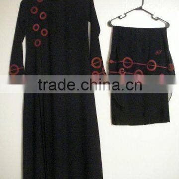 Beautiful Dubai Style Abaya Jilbab Jilabiya Islamic dress