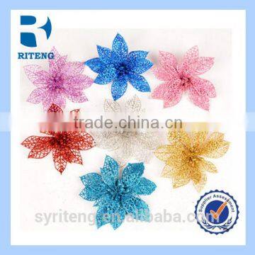 christmas decoration gift plastic christmas flower