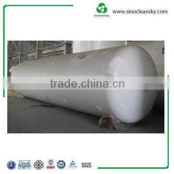 10 M3 horizontal / vertical Cryogenic Liquid Oxygen Nitrogen CO2 Gas Storage Tank