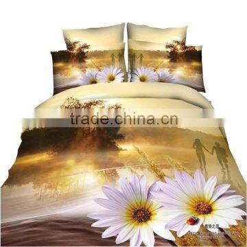 Wonderful Cotton King Size Flower 3D Printed Bedding Sets                        
                                                Quality Choice