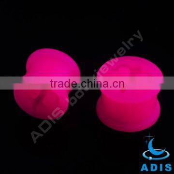 pink silicone ear jewelry anchor shape piercing ear silicone ADIS-91348