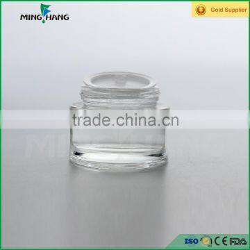 Round Face Cream 50g Cosmetic Glass Jar Wholesale photo-3