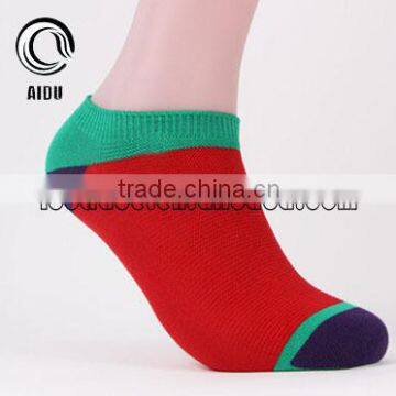 2014 Watermelon Red Men Cotton Colored Custom Design Socks Mens Socks Ankle Socks
