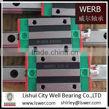 Linear guide way bearing HGR40-1000mm with a block