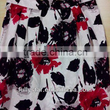 Ladies' printed recreational skirt