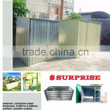 2016 new design metal garden shed metal shed