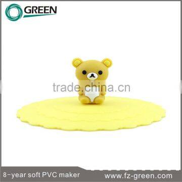 Lovely customized silicone cup cover