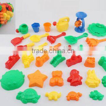 Summer funny beach sand molds toys for kids Beach Toy Accessories (39PCS)