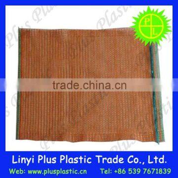 knitted nylon net bags, wholesale mesh firewood bags,raschel mesh bag for firewood