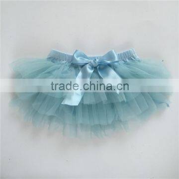 Kaiya latest chiffon cotton solid colors wholesale baby ruffle bloomers