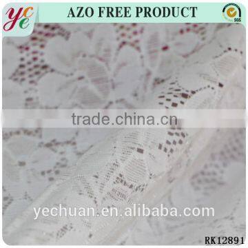 World cup 2014 fabric flower design stretch mesh lace fabric