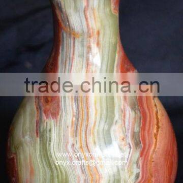 Multi Green Onyx Flower Vase