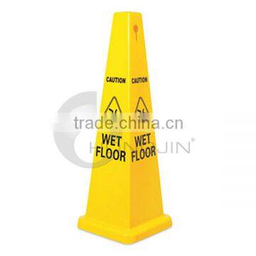 4-Sided 35" Plastic Stackable Road Safety Warning Cone