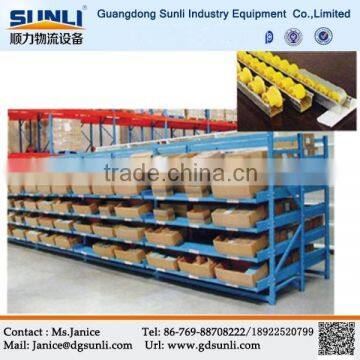 Automatically Sliding Gravity Warehouse Storage Rack