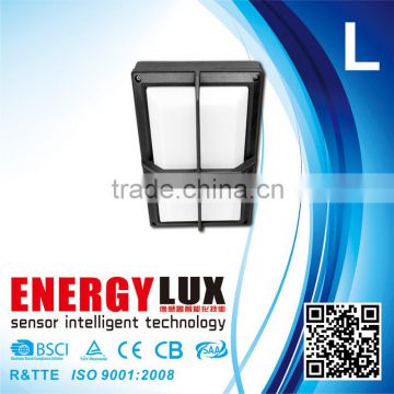 E-L33G IP65 18W Square Shape Dim Motion Sensor Outdoor Light