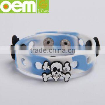 Funny Silicone Bangle Bracelet With Accessory
