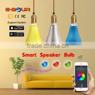 E27 Wireless Bluetooth Speaker LED Light Bulb With Phone APP photo-6