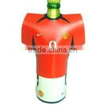 T-shirt shape bottle cooler