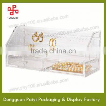 Clear acrylic box with lid for jewelry