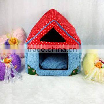 pet house/dog house,soft blue beds