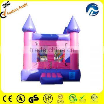 commerical princess inflatable pink castle