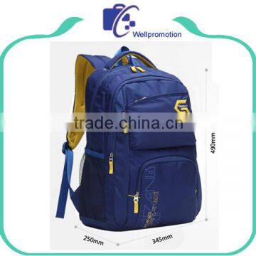 Multifunctional School Backpack Bag / Polyester Computer Laptop Backpack With Double Zipper Supplier's Choice photo-3