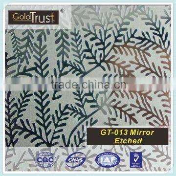 supply etching finish stainless steel sheets for elevator building decoration and wall panels